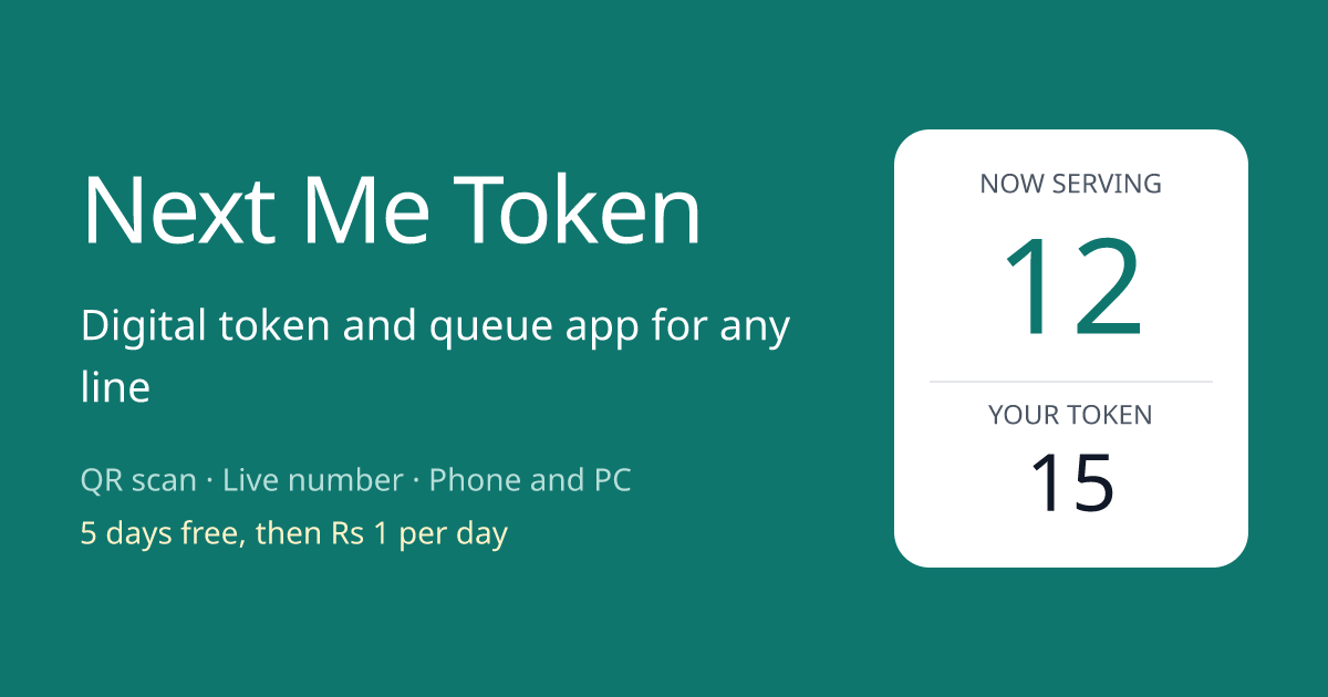 Cyber Cafe aur CSC Token System: Seva Kendra ki Line ke liye QR Token ...